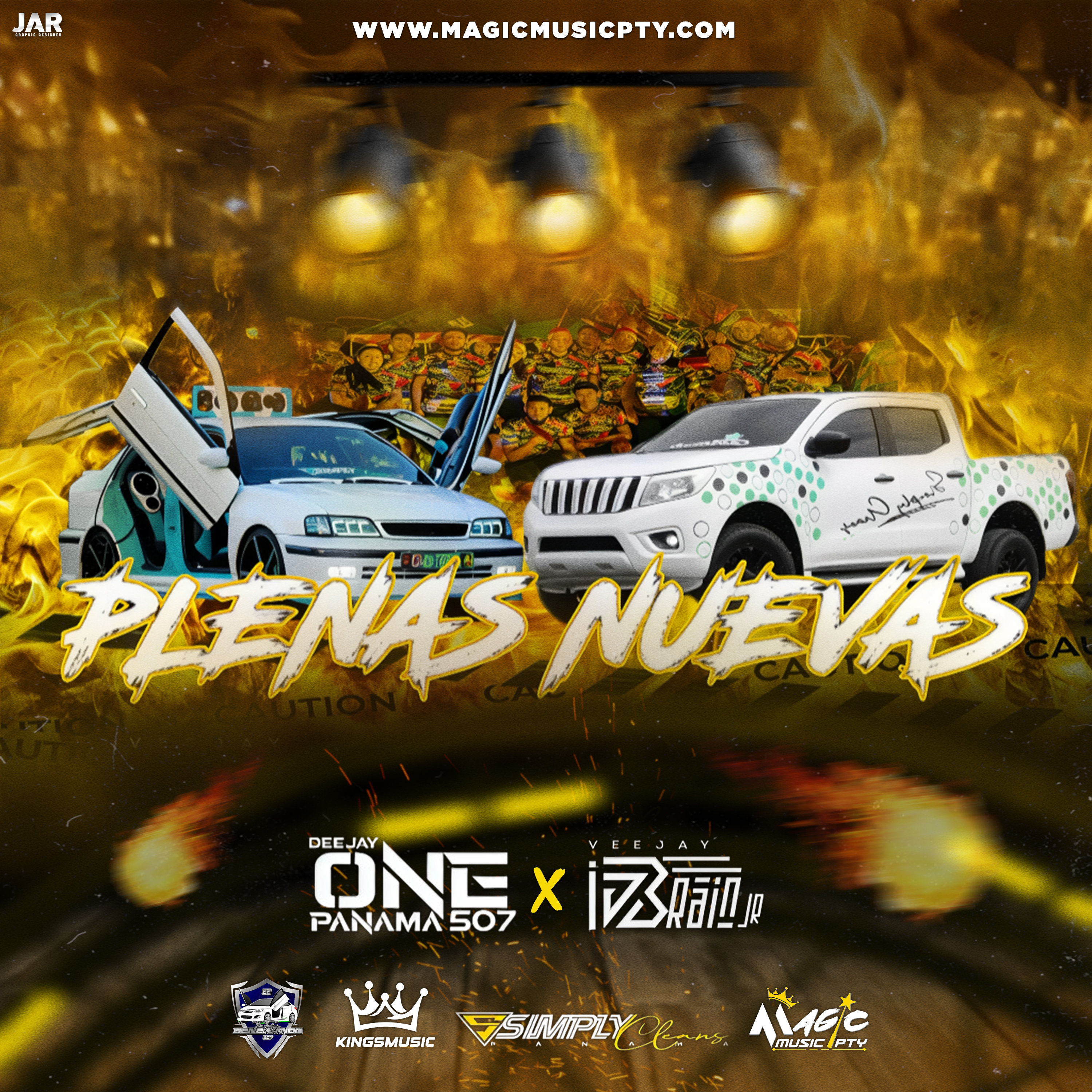 Cover de Plenas Nuevas Mix 2k25 - Dj.One Panama ft Vj.Ibrain Jr