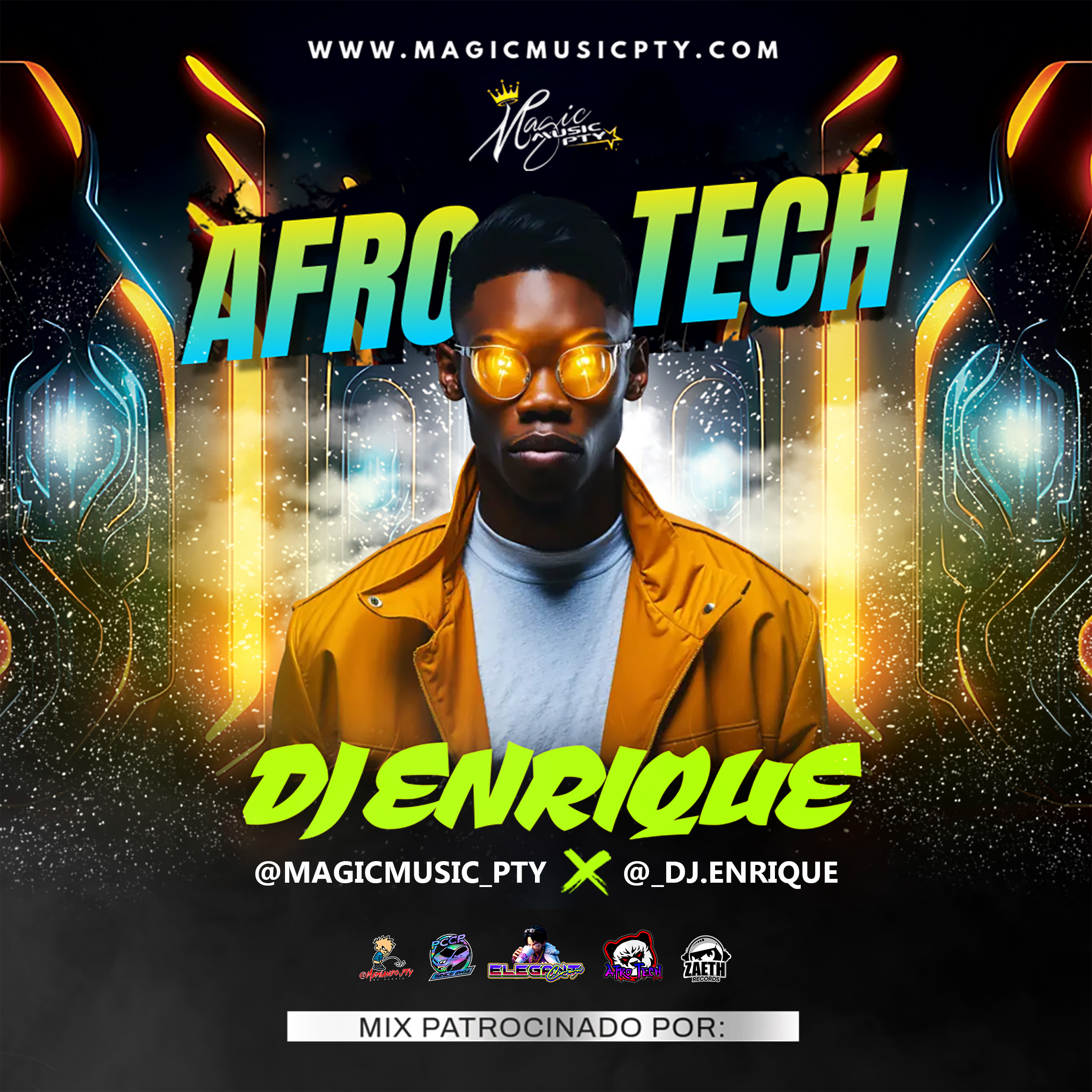 Cover de Afro Tech Panamá Mix Vol.2 - @_dj.enrique