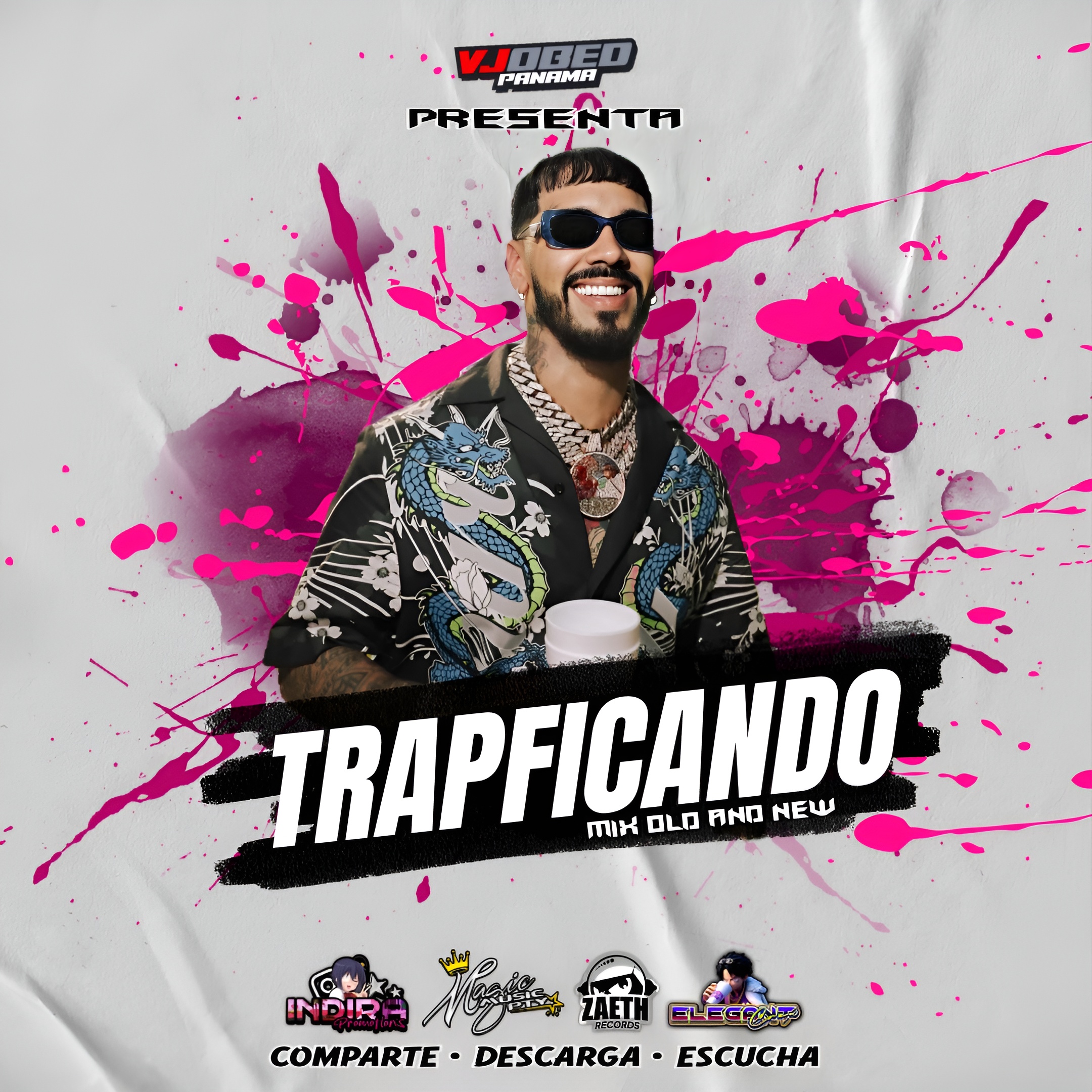 Cover de Trapficando Mix – Vj.Obed Panama